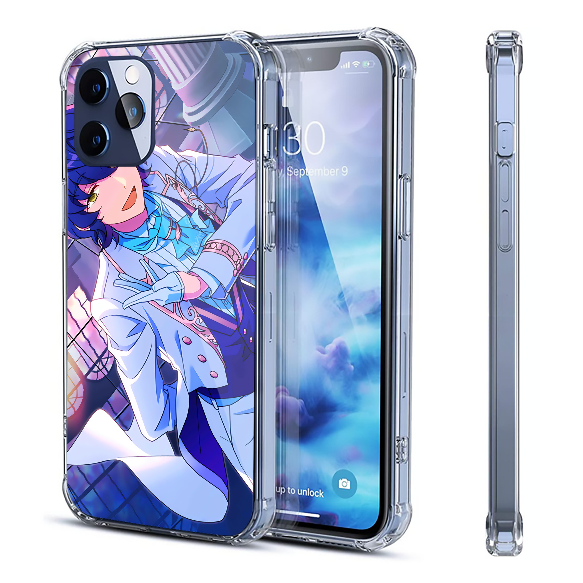 （画像用） あんさんぶるスターズ! Ensemble Stars 【iPhone 12シリーズ対応】透明スマホケース（クリアソフトケース）